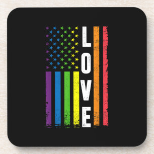 Gay Pride Gifts Mannen Vrouwen LGBT Regelboog Vlag Bier Onderzetter