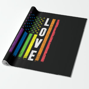 Gay Pride Gifts Mannen Vrouwen LGBT Regelboog Vlag Cadeaupapier