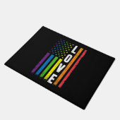 Gay Pride Gifts Mannen Vrouwen LGBT Regelboog Vlag Deurmat (Schuin)