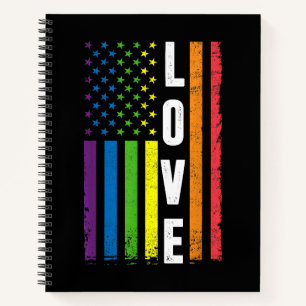 Gay Pride Gifts Mannen Vrouwen LGBT Regelboog Vlag Notitieboek
