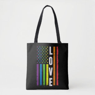 Gay Pride Gifts Mannen Vrouwen LGBT Regelboog Vlag Tote Bag
