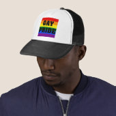 Gay pride Gifts Trucker Pet (In situ)