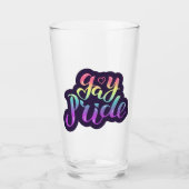 Gay Pride Glas (Voorkant)