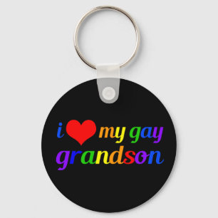 Gay Pride Grandma I Love My Grandson Sleutelhanger