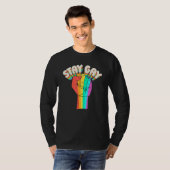 Gay Pride Great Lgbt  Rights Equality Stay Gay T-shirt (Voorkant volledig)