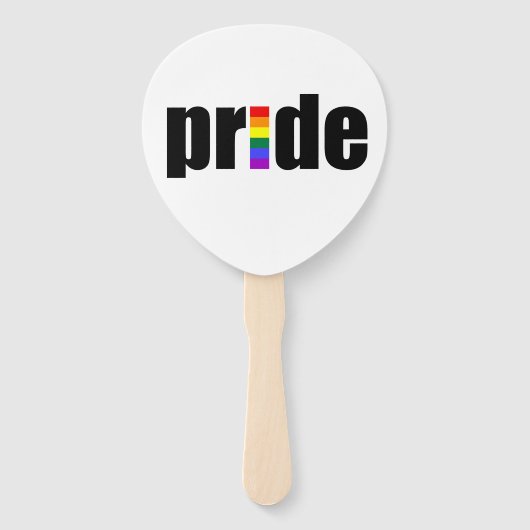 Gay Pride Handwaaier (Achterkant)