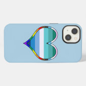 Gay Pride Hart Case-Mate iPhone Hoesje iPhone 13 Hoesje (Achterkant horizontaal)