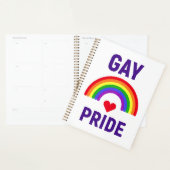 Gay Pride | Hart en regenboog Planner (Display)