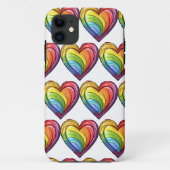 Gay pride hart ontwerp Case-Mate iPhone case (Achterkant)