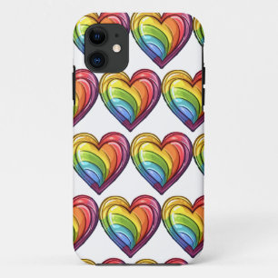 Gay pride hart ontwerp Case-Mate iPhone case