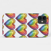 Gay pride hart ontwerp Case-Mate iPhone case (Achterkant (horizontaal))