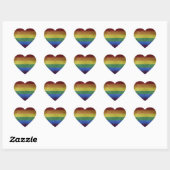 Gay Pride Hart Sticker (Vel)