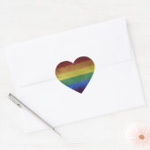 Gay Pride Hart Sticker (Envelop)