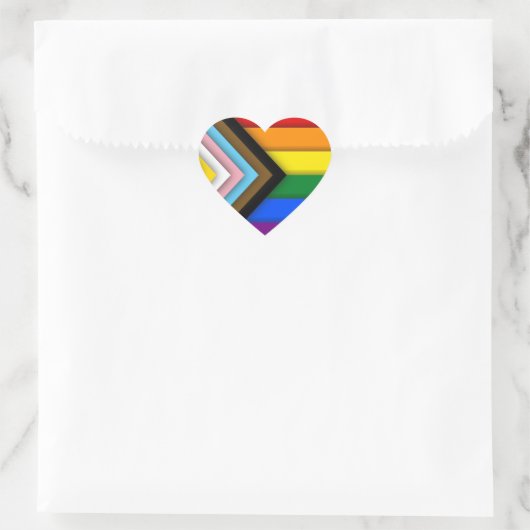 Gay Pride Hart Sticker (Tas)
