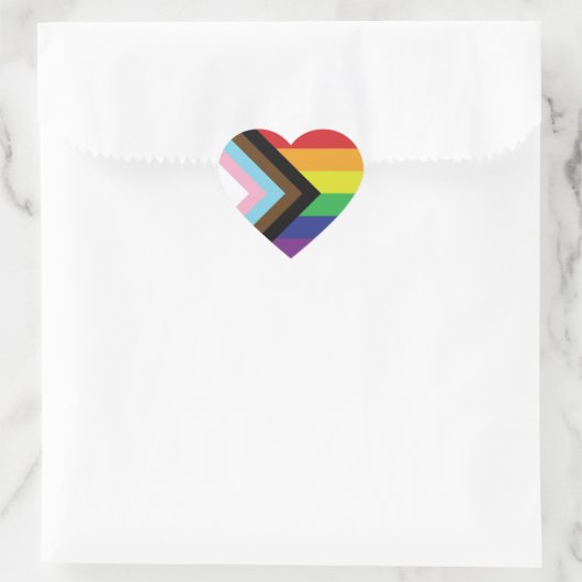 Gay Pride Hart Sticker (Tas)