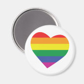 Gay Pride Heart Magneet (Voorkant / Achterkant)