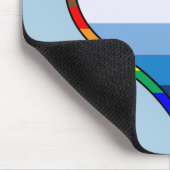 Gay Pride Heart Muismat (Hoek)