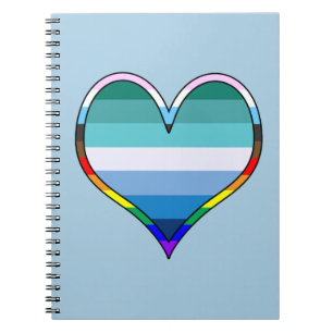 Gay Pride Heart Notitieboek