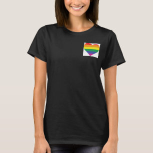 Gay Pride Heart T-shirt