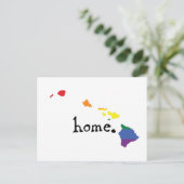 Gay Pride Home | Hawaii Briefkaart (Staand voorkant)