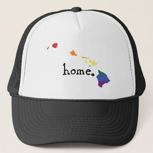 Gay Pride Home | Hawaii Trucker Pet (Voorkant)