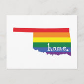 Gay Pride Home | Oklahoma Briefkaart (Voorkant)