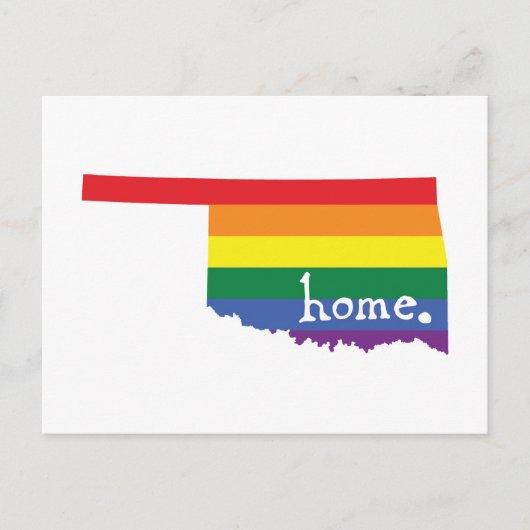 Gay Pride Home | Oklahoma Briefkaart (Voorkant)