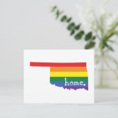 Gay Pride Home | Oklahoma Briefkaart (Staand voorkant)