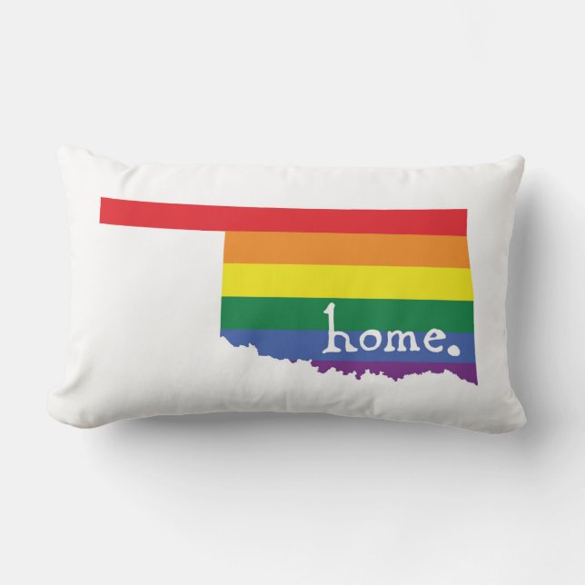 Gay Pride Home | Oklahoma Kussen (Voorkant)