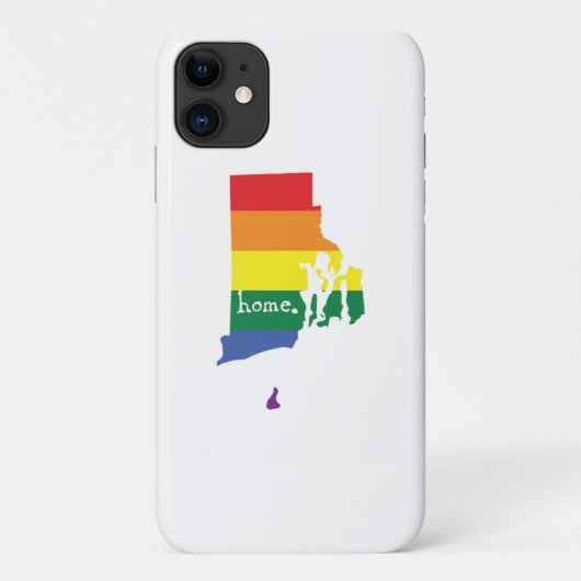 Gay Pride Home | Rhode Island Case-Mate iPhone Case (Achterkant)