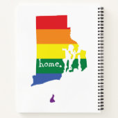 Gay Pride Home | Rhode Island Notitieboek (Achterkant)
