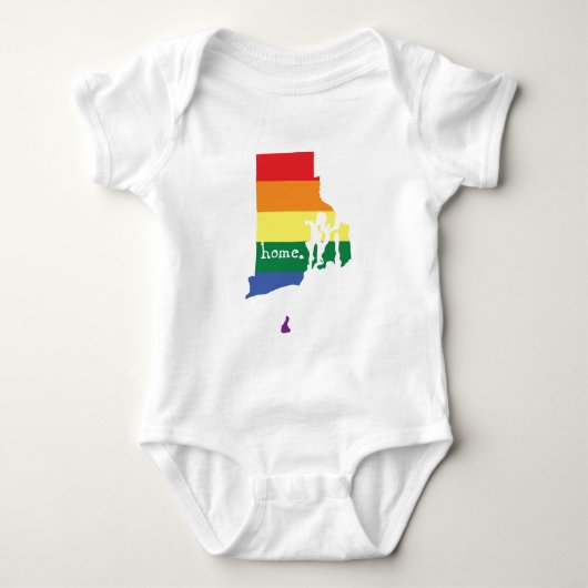 Gay Pride Home | Rhode Island Romper (Voorkant)