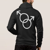 Gay Pride Hoodie Same-Sex Love Sleeveless Hoodie (Achterkant)