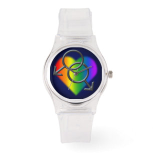 Gay Pride Horloge Regenboog Liefde Pols Horloges &