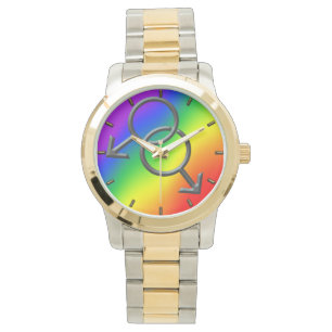Gay Pride Horloge Regenboog Liefde Pols Horloges &