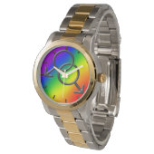 Gay Pride Horloge Regenboog Liefde Pols Horloges & (Gekanteld)