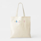 Gay Pride Hum Tote Bag (Achterkant)