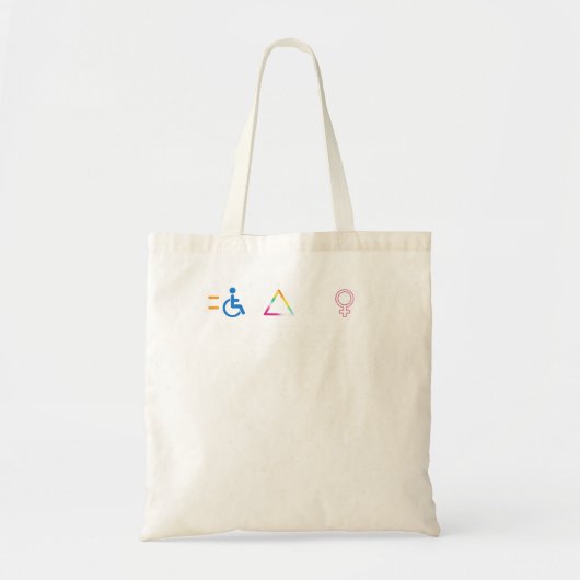 Gay Pride Hum Tote Bag (Voorkant)
