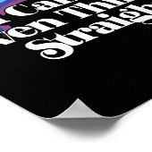 Gay Pride - I Can't Even Think Straight Poster (Hoek)