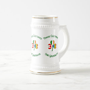 Gay Pride Ierland Canada Shamrock Vlag Personalise Bierpul