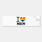 Gay Pride - Ik hou van mijn vriend Bumpersticker (Voorkant)