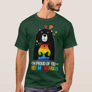 Gay Pride Im Proud van je bevrijdt mama Hugs LGBT  T-shirt