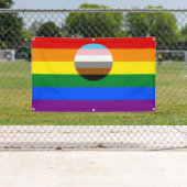 Gay Pride Inclusie Vlag Spandoek (Insitu)