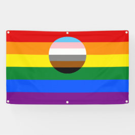 Gay Pride Inclusie Vlag Spandoek