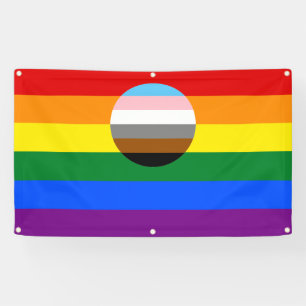 Gay Pride Inclusie Vlag Spandoek