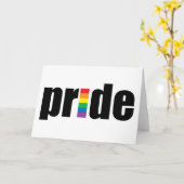 Gay Pride-Kaart Kaart (Gele Bloem)