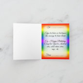 Gay Pride-kaarten - Aangepaste Rainbow Love-kaarte Kaart (Binnen)