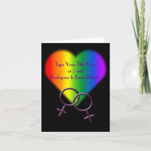 Gay Pride Kaarten Persoonlijke Regenboog Liefde Ka