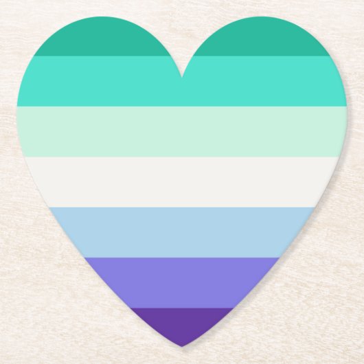 Gay Pride Kartonnen Onderzetters (Voorkant)