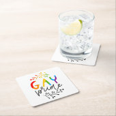 Gay Pride Kartonnen Onderzetters (Insitu)